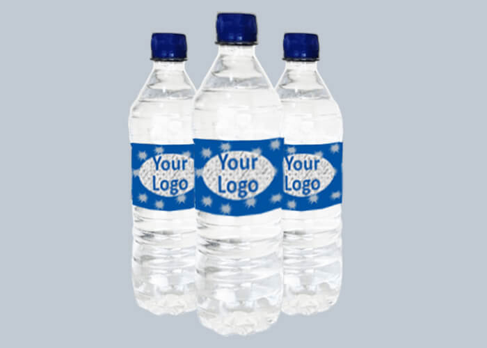 Custom Bottled Water Size Information 